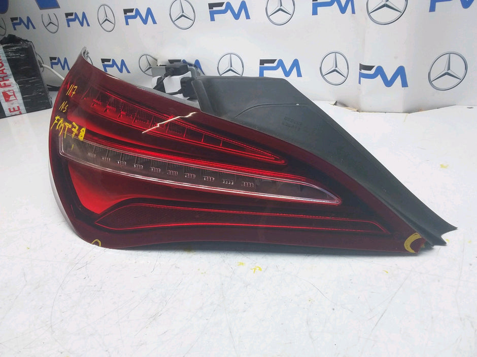 MERCEDES CLA W117 REAR PASSENGER N/S TAIL LIGHT A1769063900 2017 FMT78