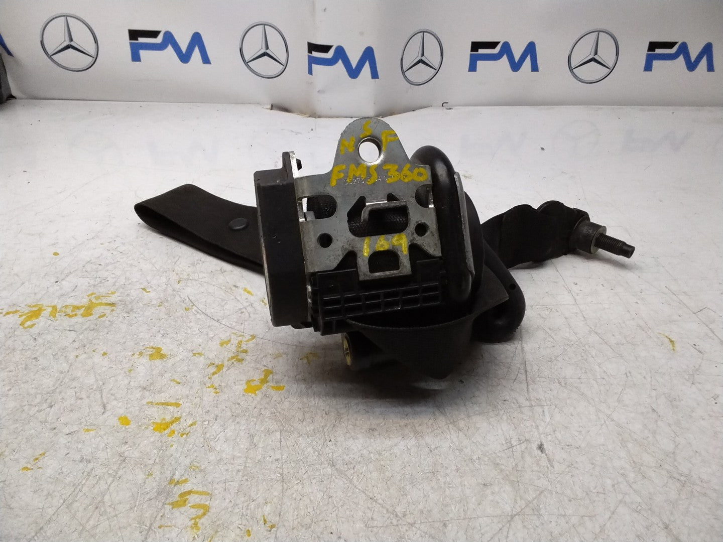 MERCEDES A CLASS W169 BACK SIDE REAR SEAT BELT A1698603385 FMS360 NSR
