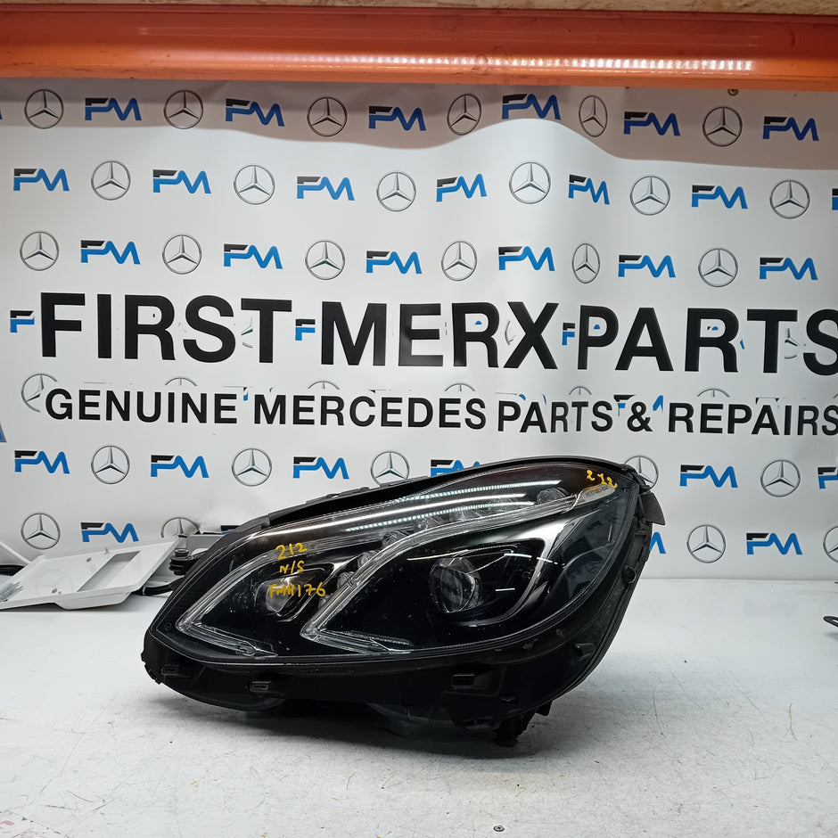 MERCEDES E-CLASS W212 HEADLIGHT PASSENGER NS LEFT A2129062903 2015 FMH176