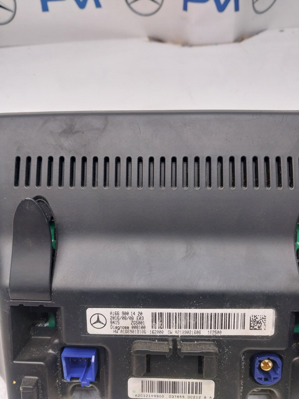 MERCEDES M-CLASS W166 DISPLAY SCREEN A1669001420 2016 FM00718