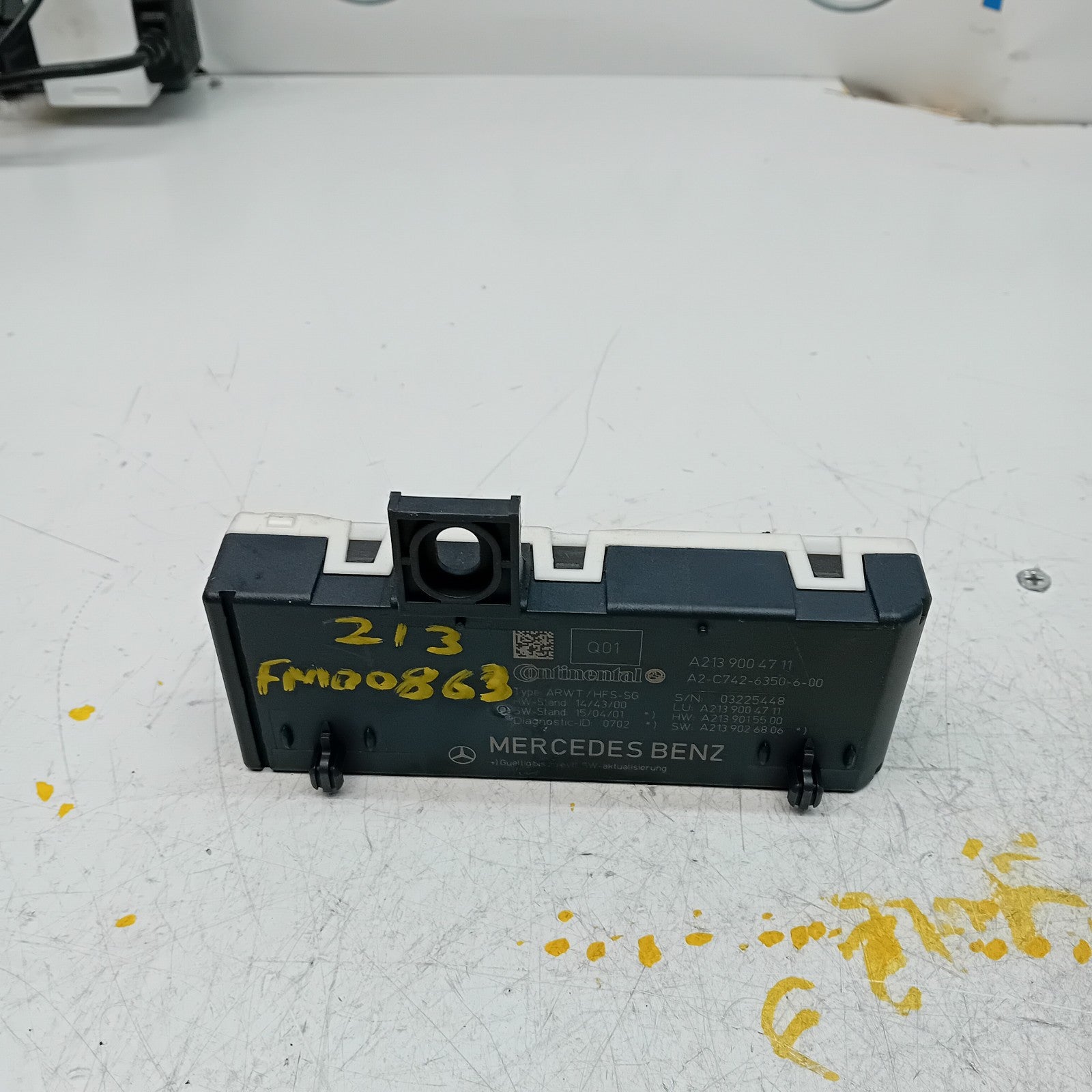 MERCEDES E-CLASS TAILGATE CONTROL MODULE W213 A2139004711 FM00863