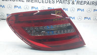 MERCEDES C-CLASS W204 PASSENGER SIDE NS REAR TAIL LIGHT A2048205464 2011 FMT106