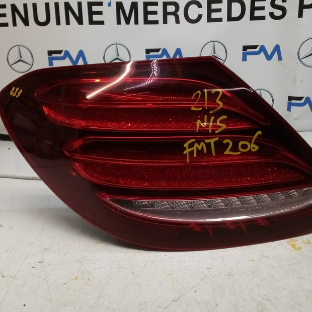 MERCEDES E-CLASS W213 PASSENGER NS REAR TAIL LIGHT 2017 A2139067900 FMT206