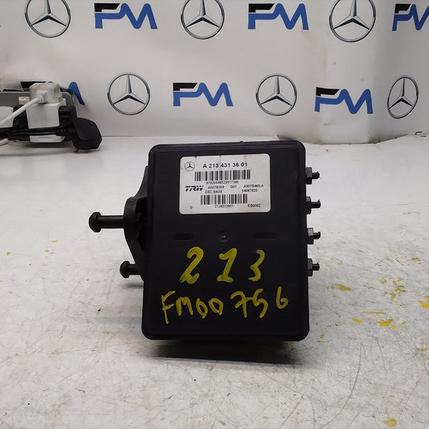 MERCEDES E-CLASS W213 ABS PUMP MODULE CONTROL UNIT A2134313601 FM00756