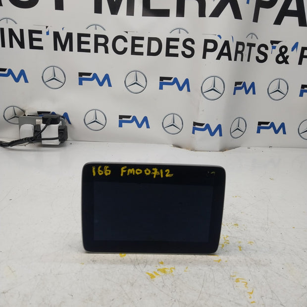 MERCEDES M-CLASS W166 DISPLAY SCREEN A1669001420 2016 FM00712