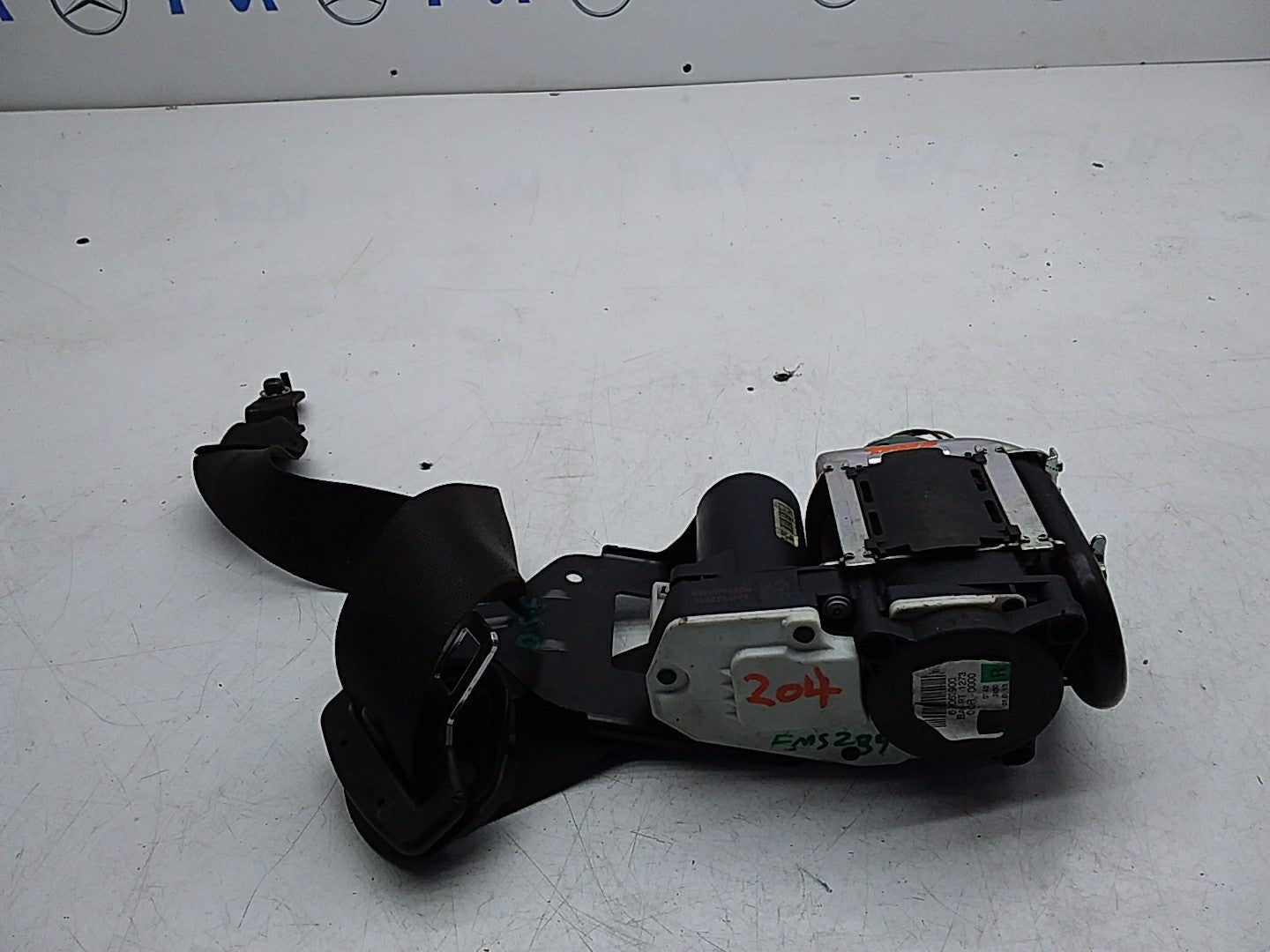 MERCEDES C-CLASS W204 SEAT BELT FRONT RIGHT DRIVER SIDE A2048604686 FMS239 OSF