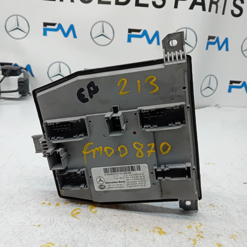 MERCEDES E-CLASS SAM CONTROL MODULE W213 A2139005315 FM00870