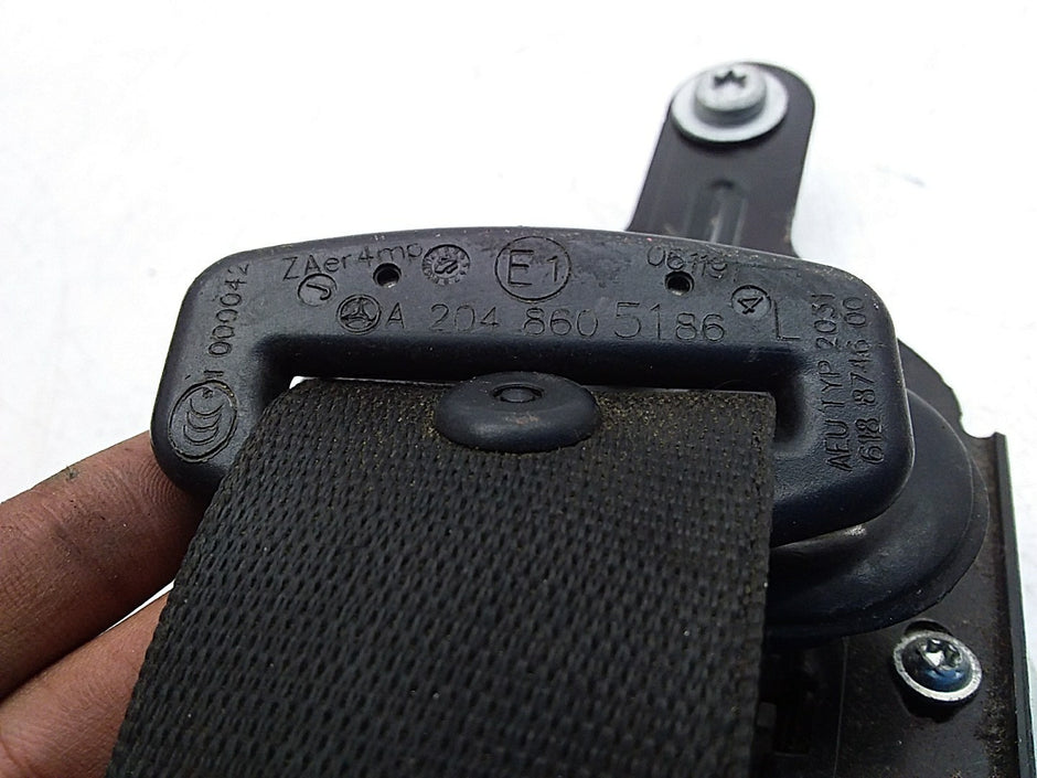 MERCEDES C-CLASS W204 SEAT BELT FRONT RIGHT DRIVER SIDE A2048605186 FMS243 OSF