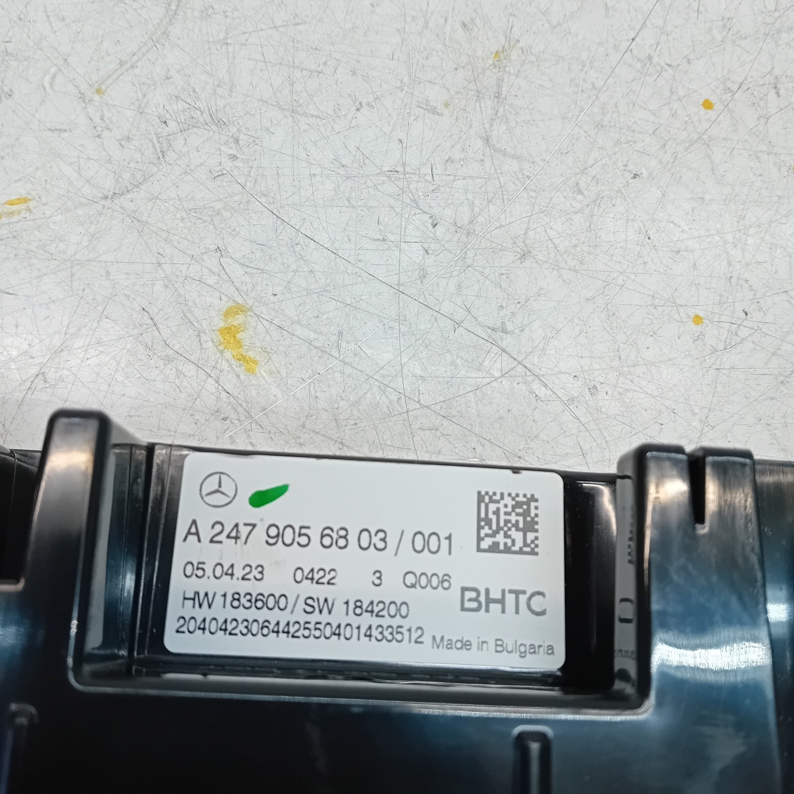MERCEDES A B CLASS W177 W247 HEATER CLIMATE CONTROL PANEL A2479056803  FM00977