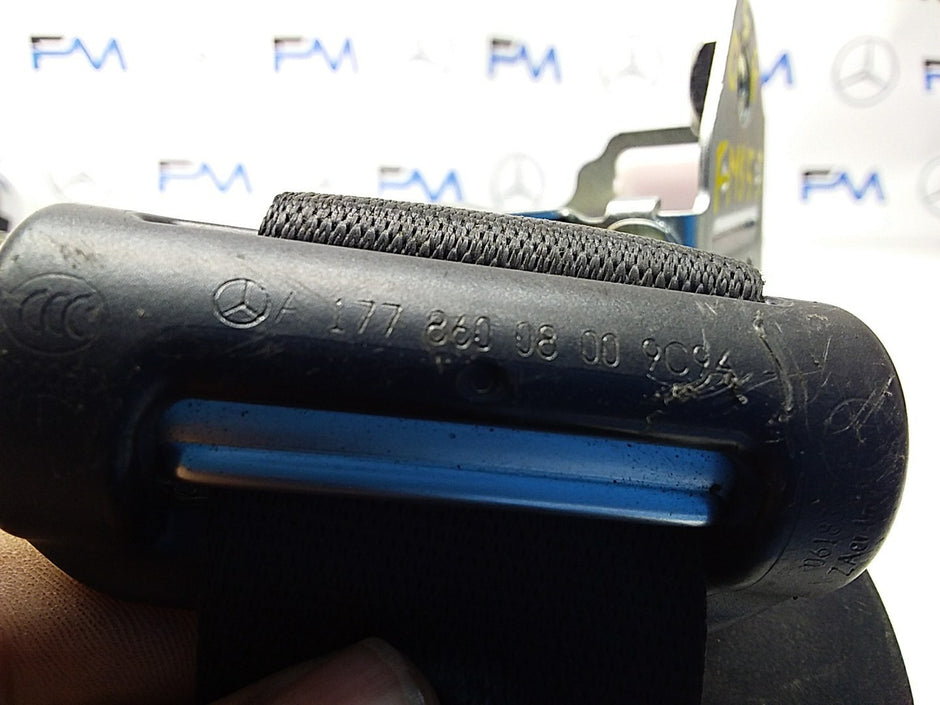 MERCEDES A CLASS  FRONT RIGHT SEAT BELT WITH PRETENSIONER A1778600800 FMS53 OSF