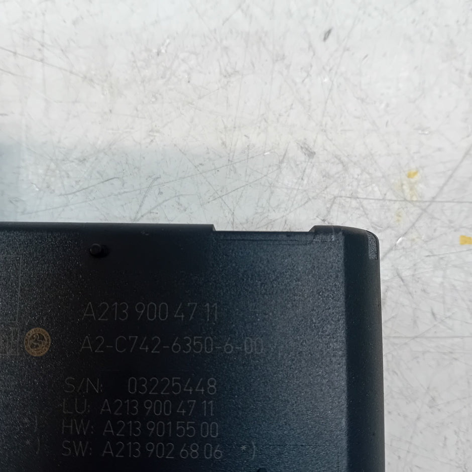 MERCEDES E-CLASS TAILGATE CONTROL MODULE W213 A2139004711 FM00863