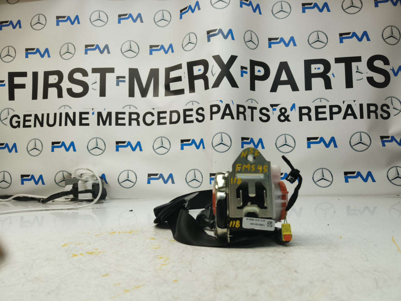 MERCEDES A CLASS SEAT BELT FRONT LEFT PASSENGER SIDE A1188601400 FMS45 NSF