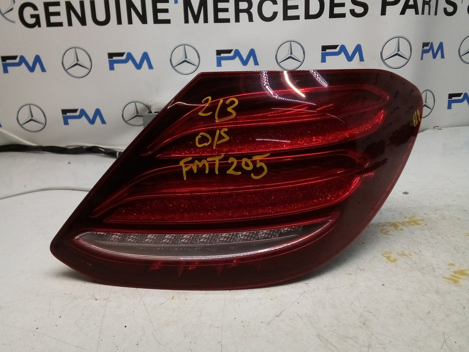 MERCEDES E-CLASS W213 DRIVER OS REAR TAIL LIGHT 2017 A2139068000 FMT205