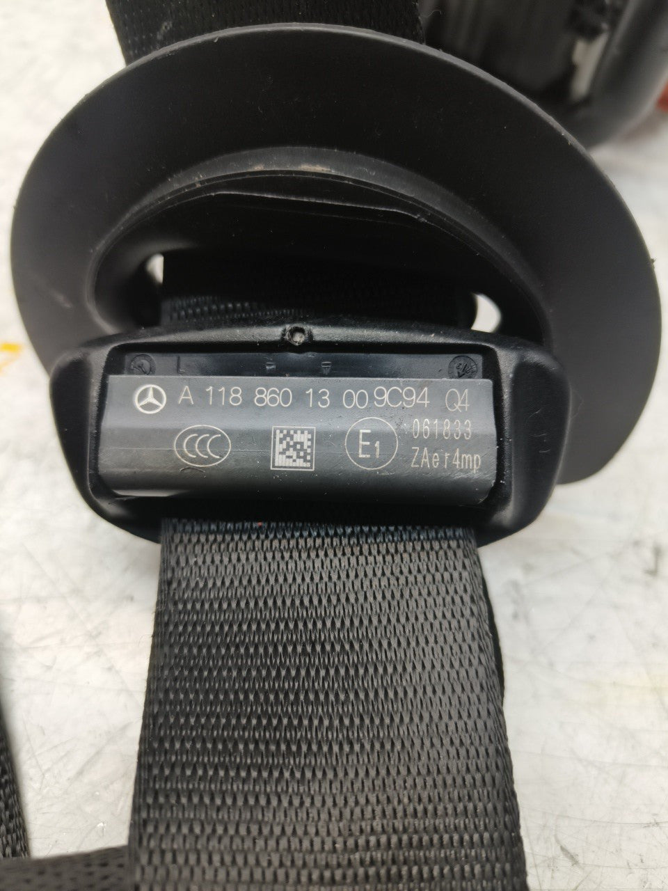 MERCEDES A CLASS SEAT BELT FRONT LEFT PASSENGER SIDE A1188601300 W177 FMS43 NSF