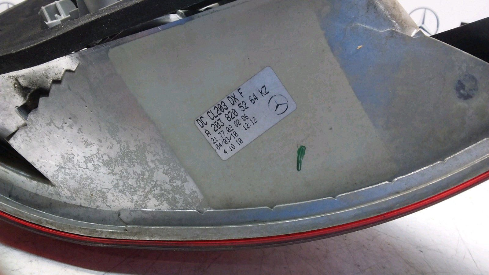 MERCEDES CLC W203 2010 DRIVER OS REAR TAIL LIGHT A2038205264 FMT156