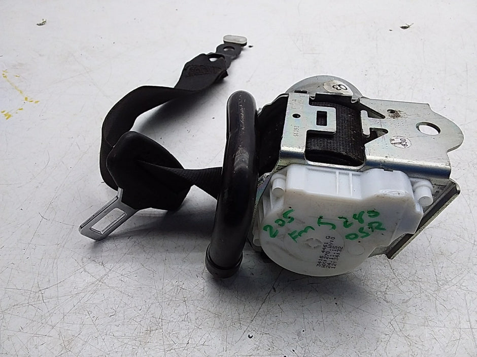 MERCEDES C-CLASS W205 SEAT BELT REAR RIGHT DRIVER SIDE A2058600685 FMS280 OSR