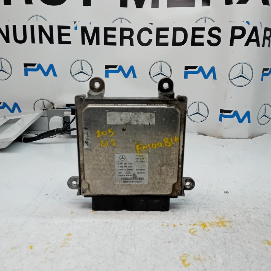 MERCEDES  C CLASS W205 W213 2018 ENGINE  ECU CONTROL MODULE A6519007500 FM00816
