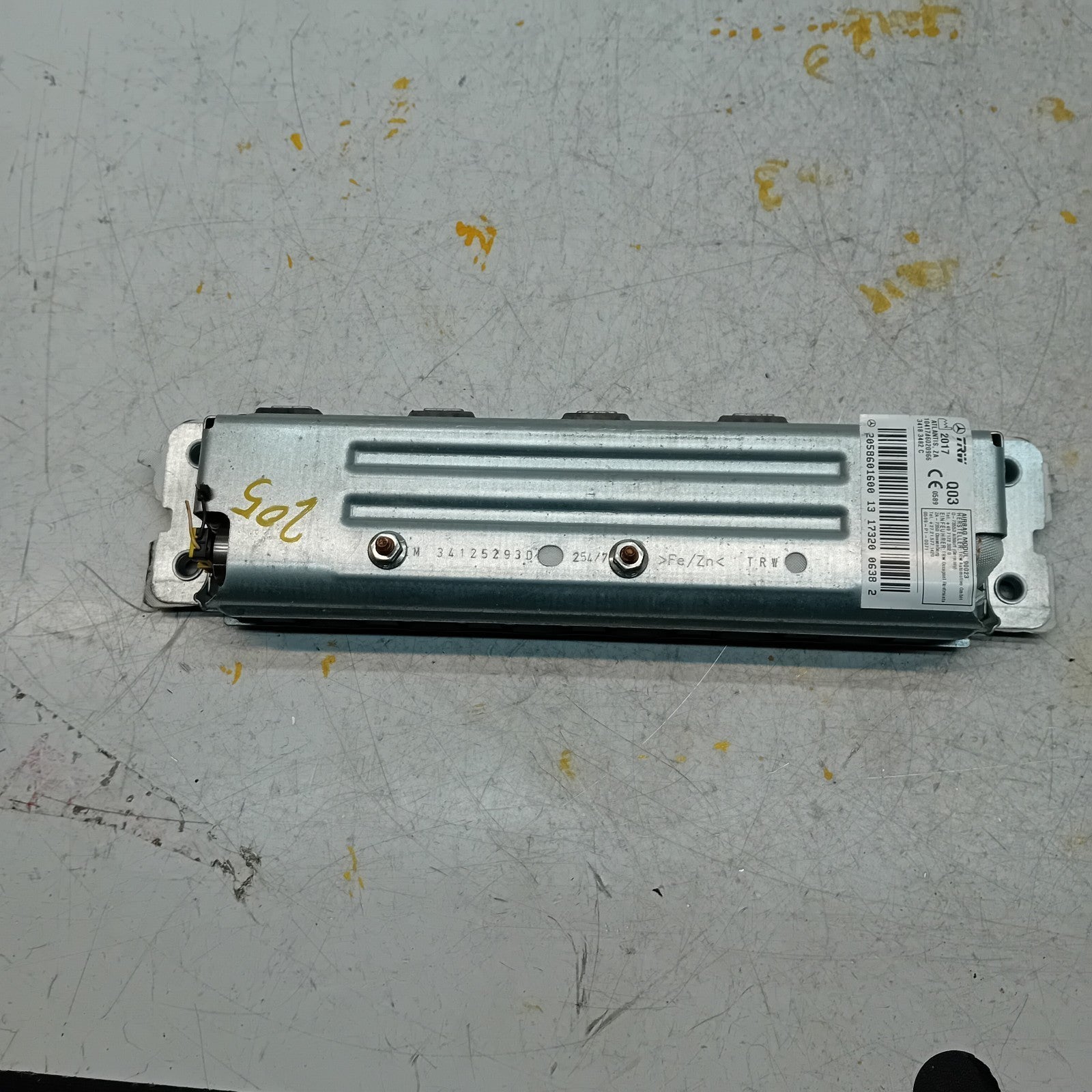 MERCEDES BENZ C CLASS W205 OSF DRIVER SIDE KNEE AIRBAG A2058201600 2017 FM001004