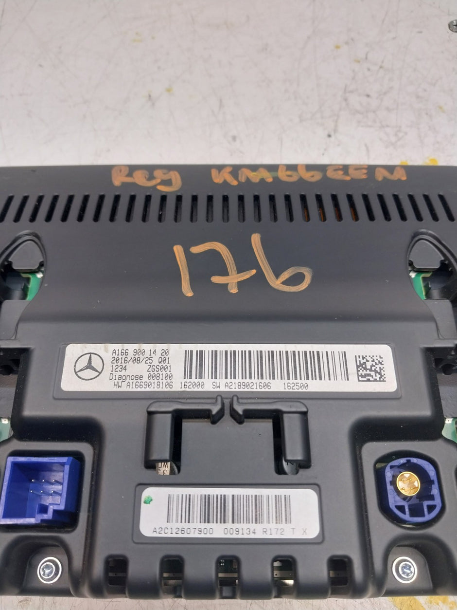 MERCEDES M-CLASS W166 DISPLAY SCREEN A1669001420 2016 FM00712