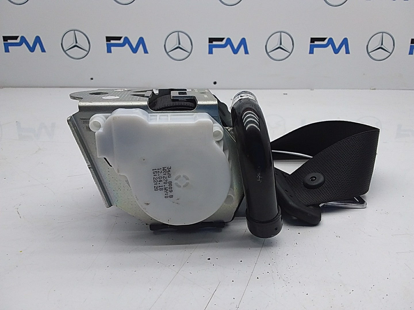 2016 MERCEDES C CLASS W205 REAR PASSENGER SIDE N/S/R SEAT BELT A2058600585 FMS8