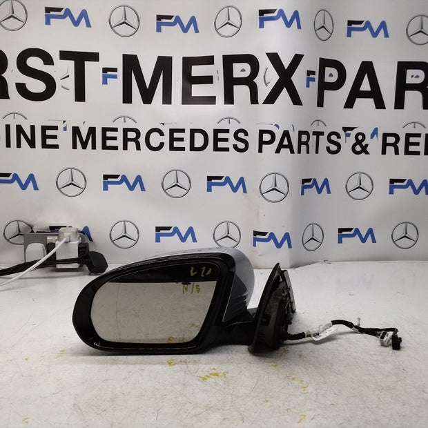 2018 MERCEDES-BENZ E-CLASS W213 Passenger Wing Mirror A2138102500 SILVER  (PL)