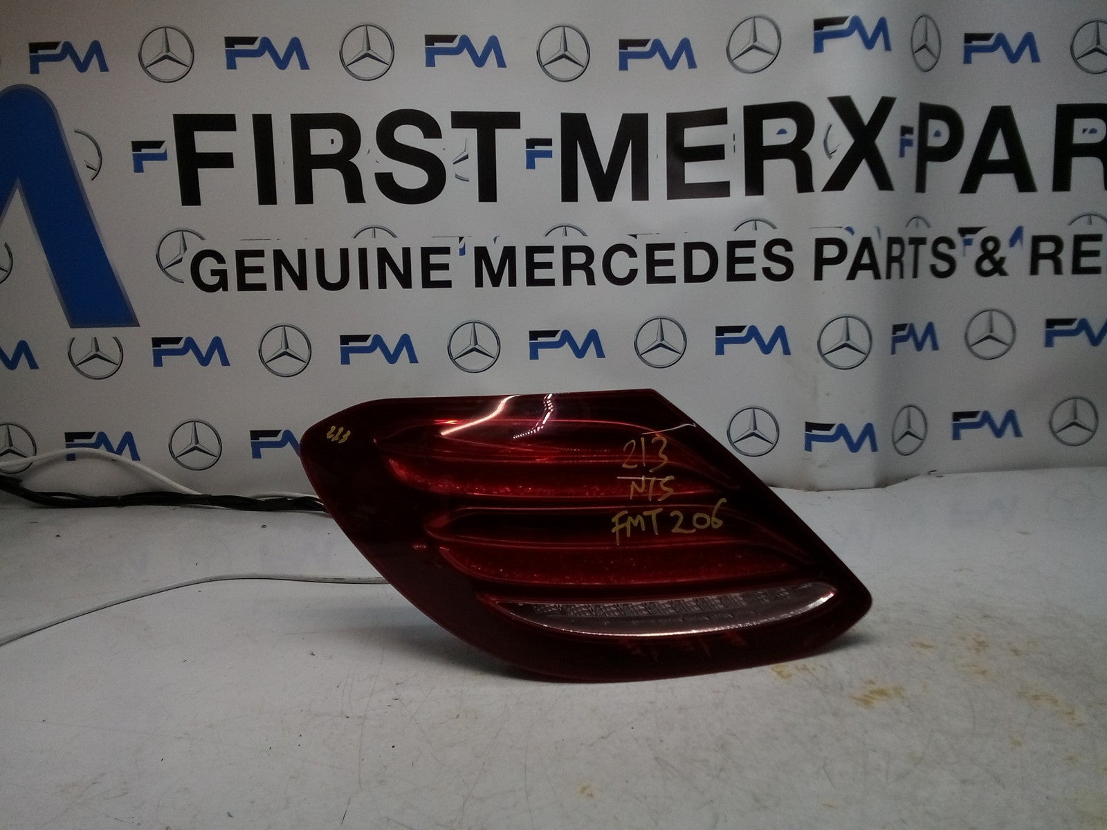 MERCEDES E-CLASS W213 PASSENGER NS REAR TAIL LIGHT 2017 A2139067900 FMT206