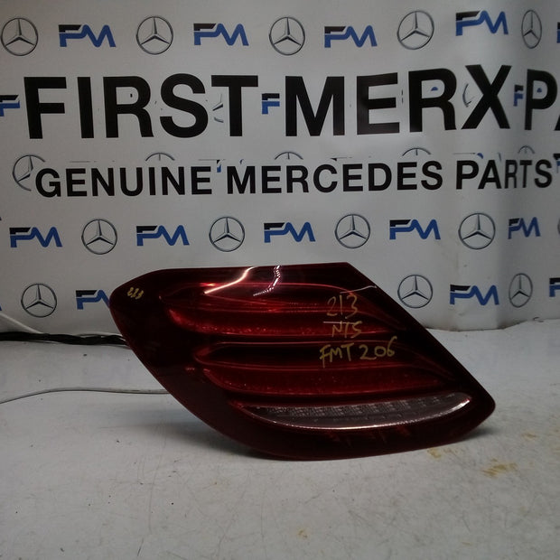 MERCEDES E-CLASS W213 PASSENGER NS REAR TAIL LIGHT 2017 A2139067900 FMT206